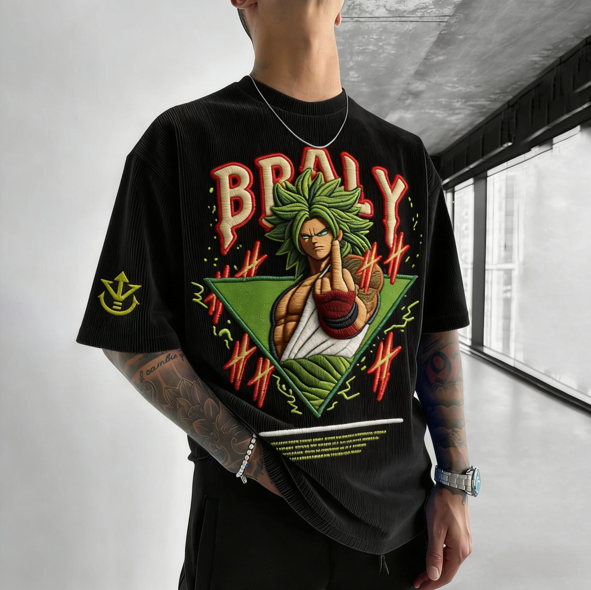 Dragon Ball Unisex Anime Inspired Vintage Corduroy T-Shirt