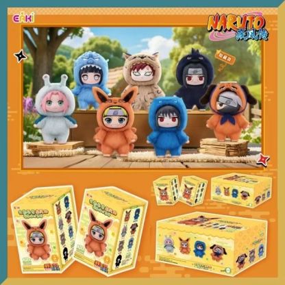 Naruto Shippuden Cute Animal Party Series Blind Box Plush Keychain Collectible Toys