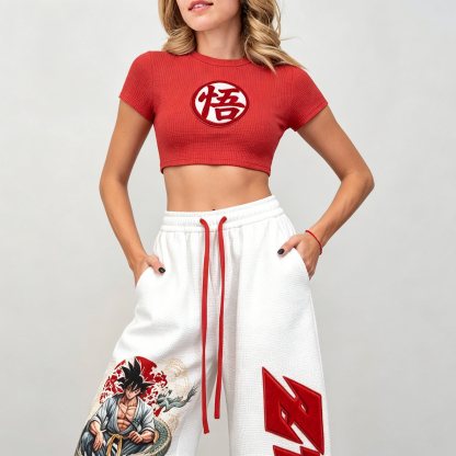 DRAGON BALL T-Shirt & Elasticated Trousers Two-Piece Set