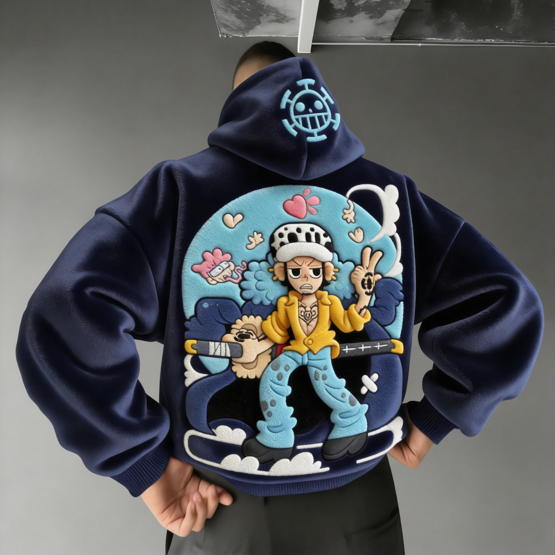 Unisex ONE PIECE Sherpa Hoodie