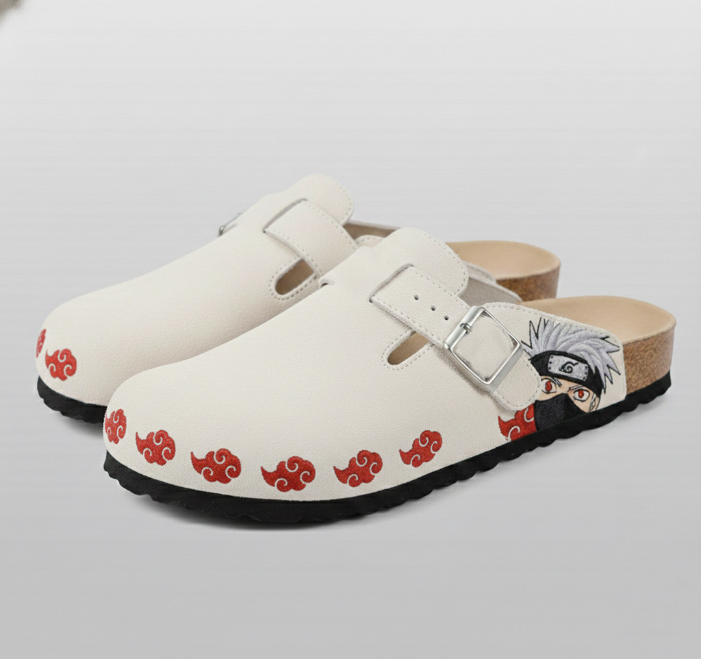 Naruto Anime Unisex Boston Soft Footbed Suede Leather
