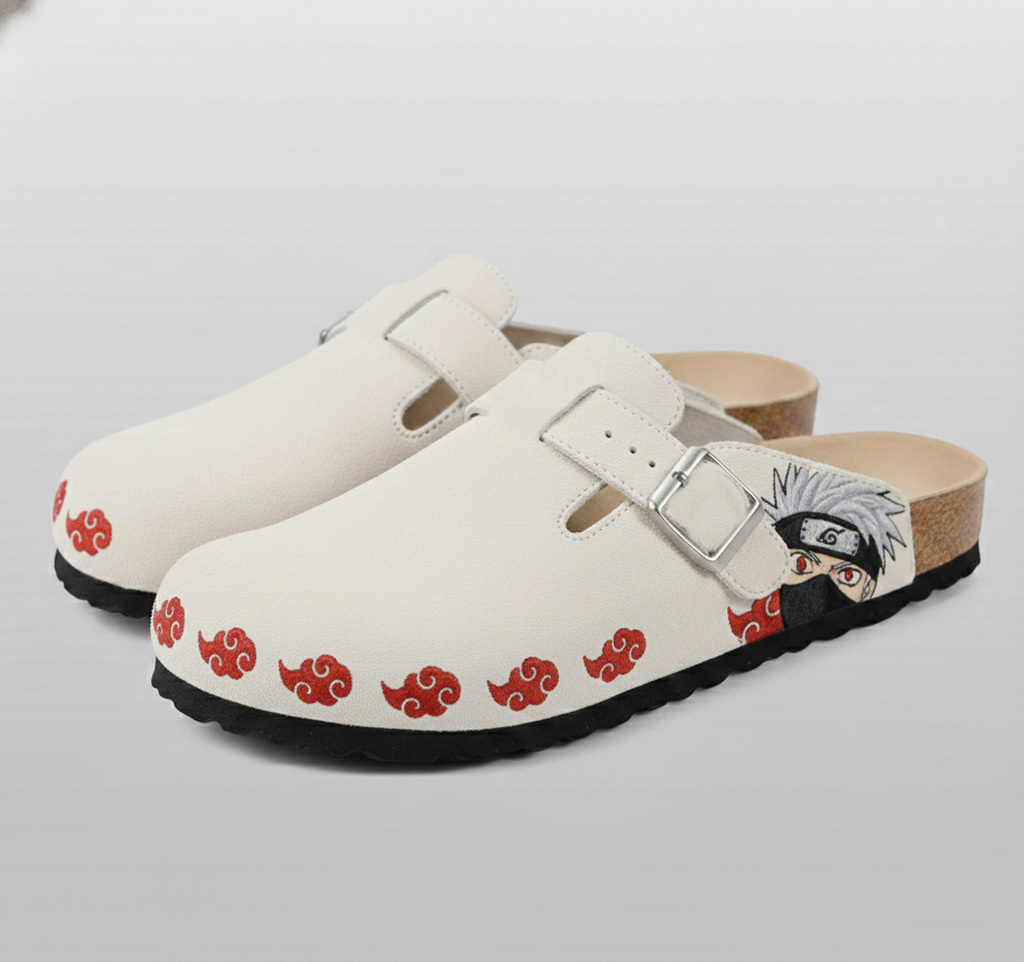 Naruto Anime Unisex Boston Soft Footbed Suede Leather