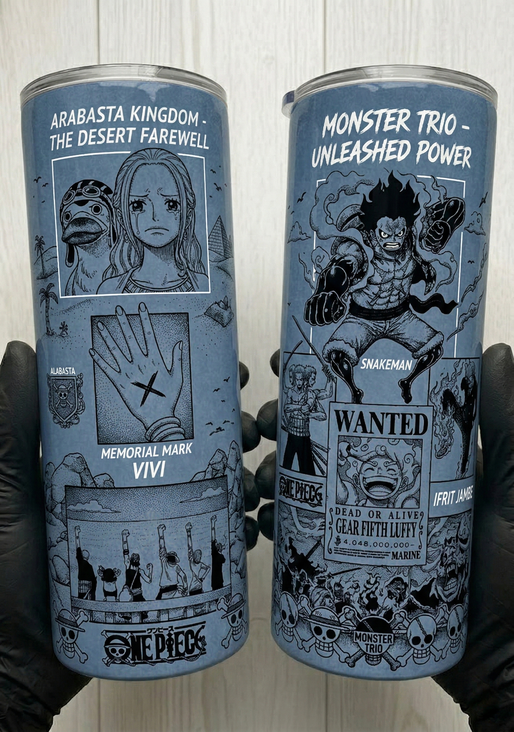 ONE PIECE Themed InsulatedTumblers - Arabasta &Monster Trio Collectible Cups