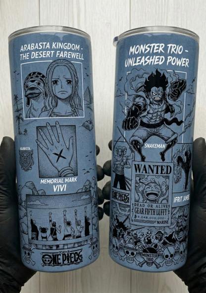 ONE PIECE Themed InsulatedTumblers - Arabasta &Monster Trio Collectible Cups