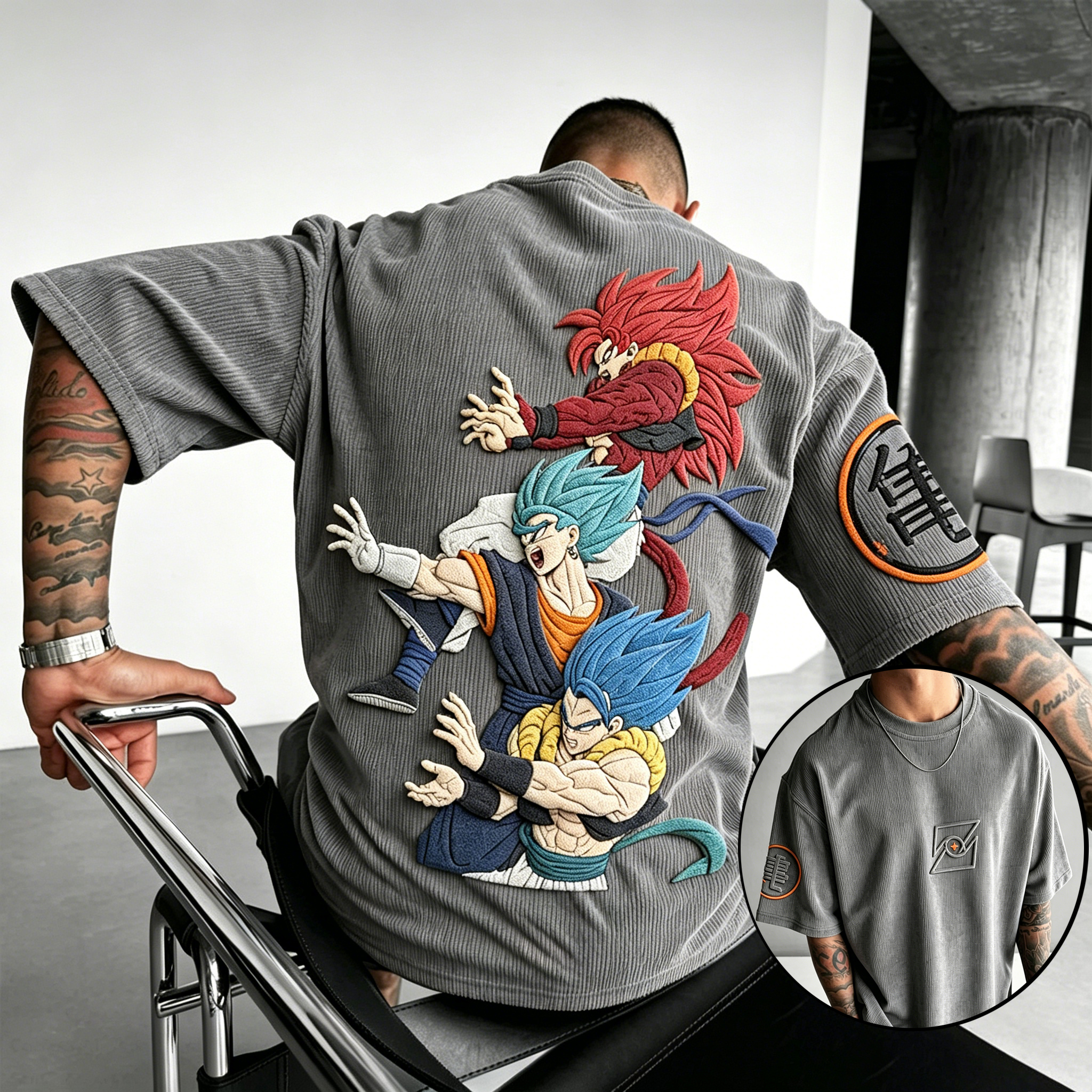 Dragon Ball Vintage Corduroy T-Shirt