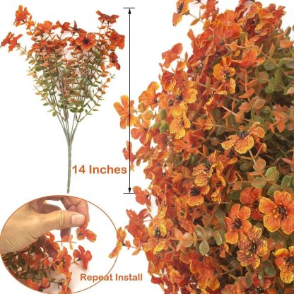 💖LAST DAY 49% OFF🍁Fall Artificial Flowers for Outdoors