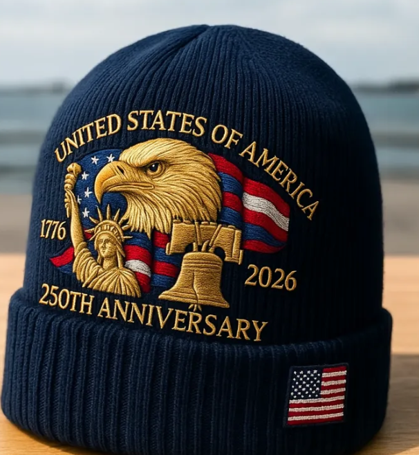 us 250th Anniversary Knit Hat