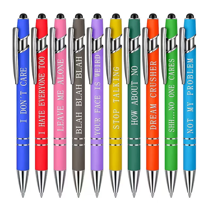 Funny Daily Pen Set of 10