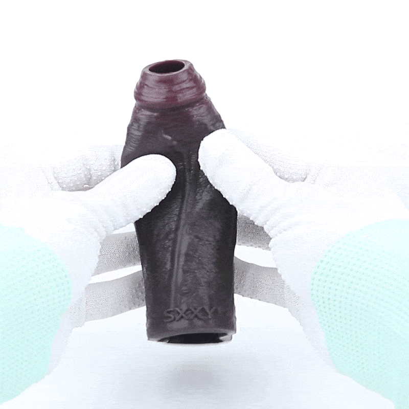 Open-End Hollow Silicone Sleeve – Compact Realistic Wearable Design