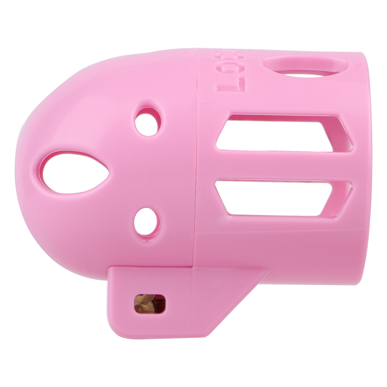 Missile Head Resin Chastity Lock – No Clasp, Futuristic Design
