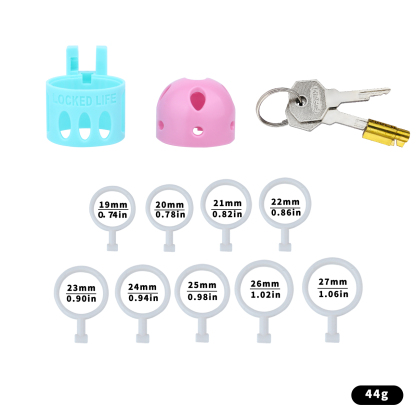 Missile Head Resin Chastity Lock – No Clasp, Futuristic Design