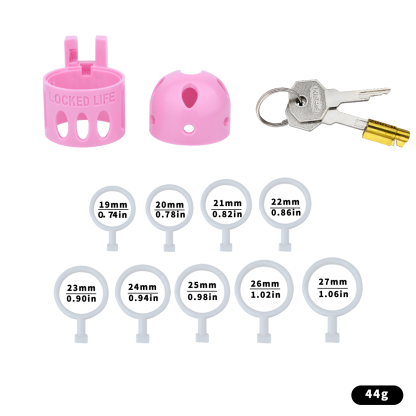 Missile Head Resin Chastity Lock – No Clasp, Futuristic Design