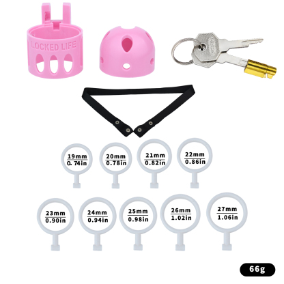Missile Head Resin Chastity Lock – No Clasp, Futuristic Design