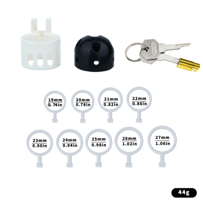 Missile Head Resin Chastity Lock – No Clasp, Futuristic Design