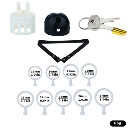 Missile Head Resin Chastity Lock – No Clasp, Futuristic Design