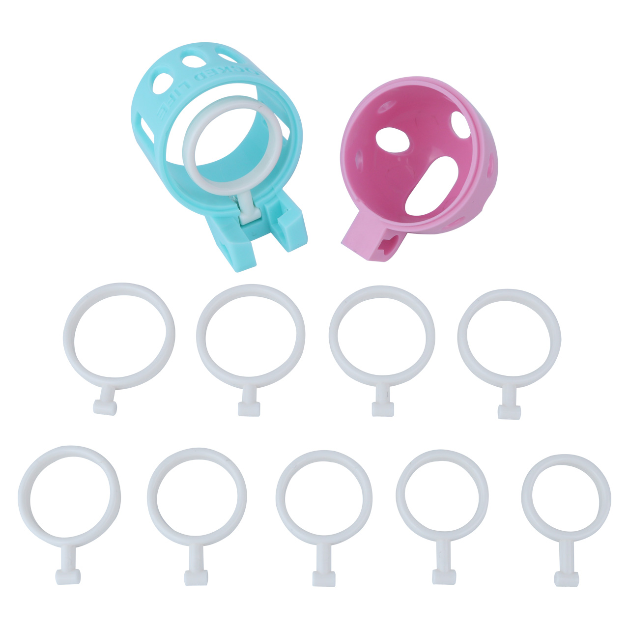 Missile Head Resin Chastity Lock – No Clasp, Futuristic Design