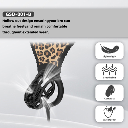 Remote Control Silicone Chastity Device with Adjustable Angle Anal Plug – Breathable Cage System (S/M/L) 