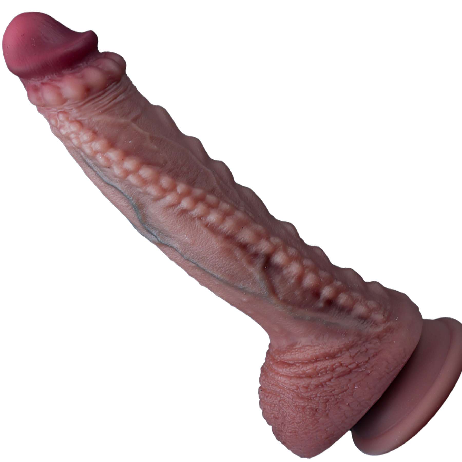 Realistic Beaded Silicone Dildo with Soft Skin Texture & Multiple Sizes