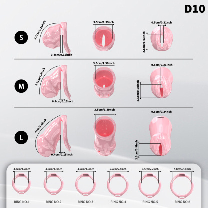 Adjustable Silicone Male Chastity Cage