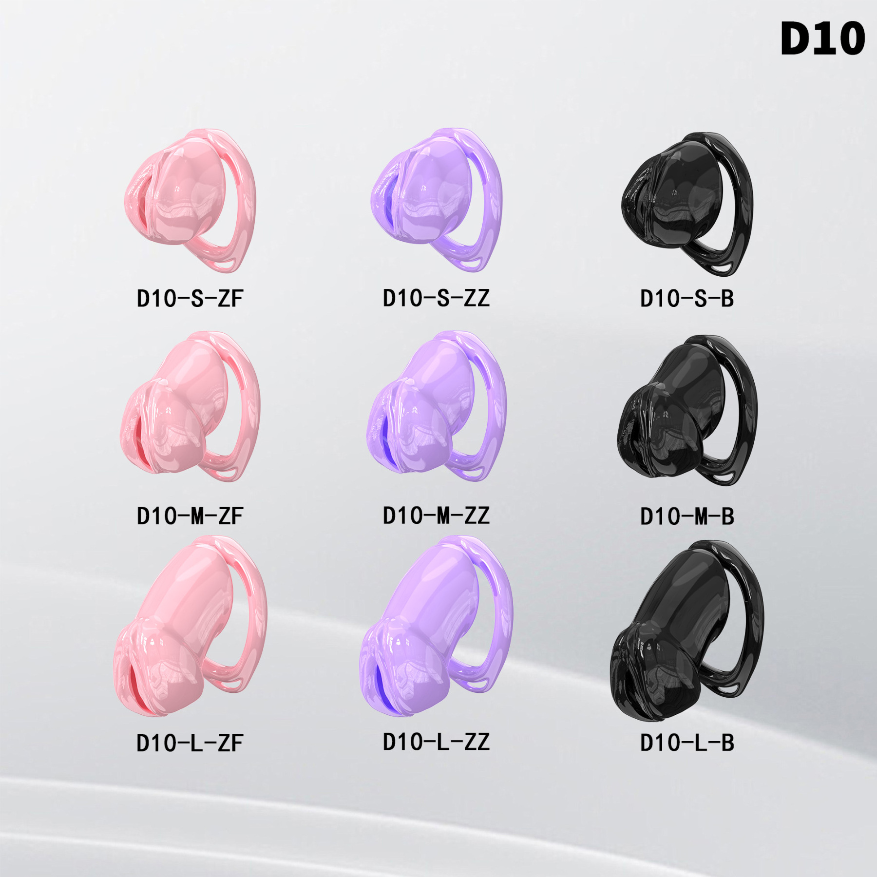 Adjustable Silicone Male Chastity Cage