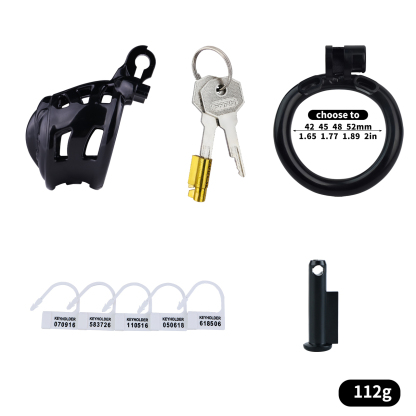 Belted Chastity Lock with Drain Tube – Adjustable Strap System, Secure & Extended Wear Design
