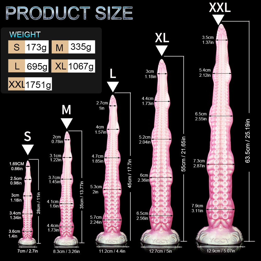 Fantasy Tentacle Silicone Personal Massager with Suction Base