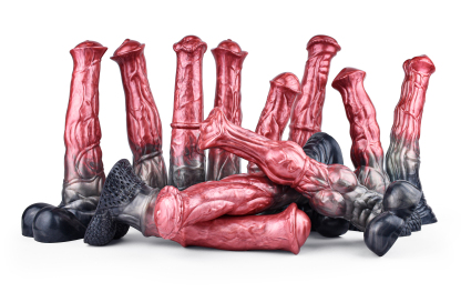 Fantasy Silicone Personal Massager – Horse-Inspired Design, Suction Base