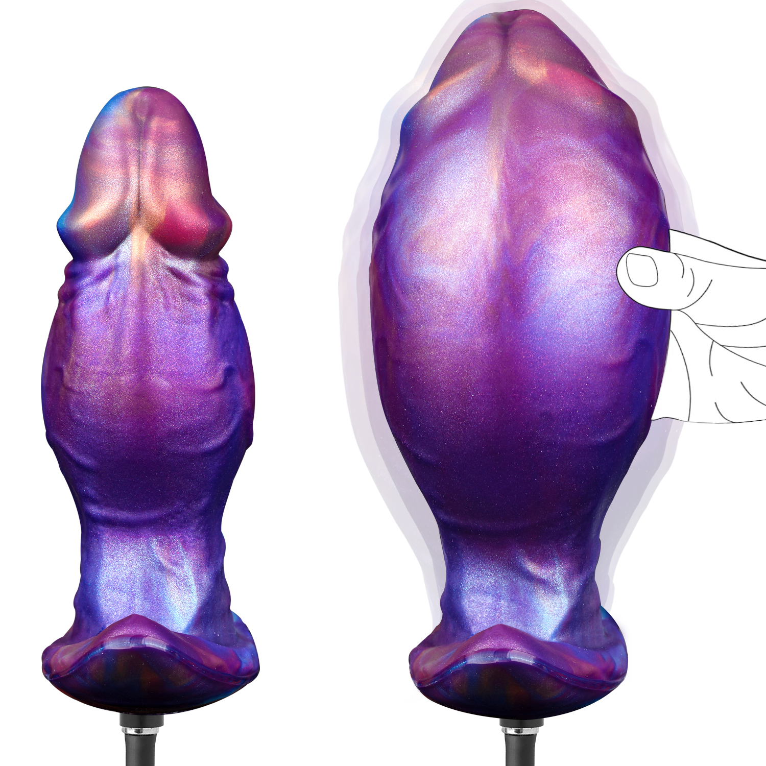 Magnetic Inflatable Anal Plug – Adjustable Expansion Toy