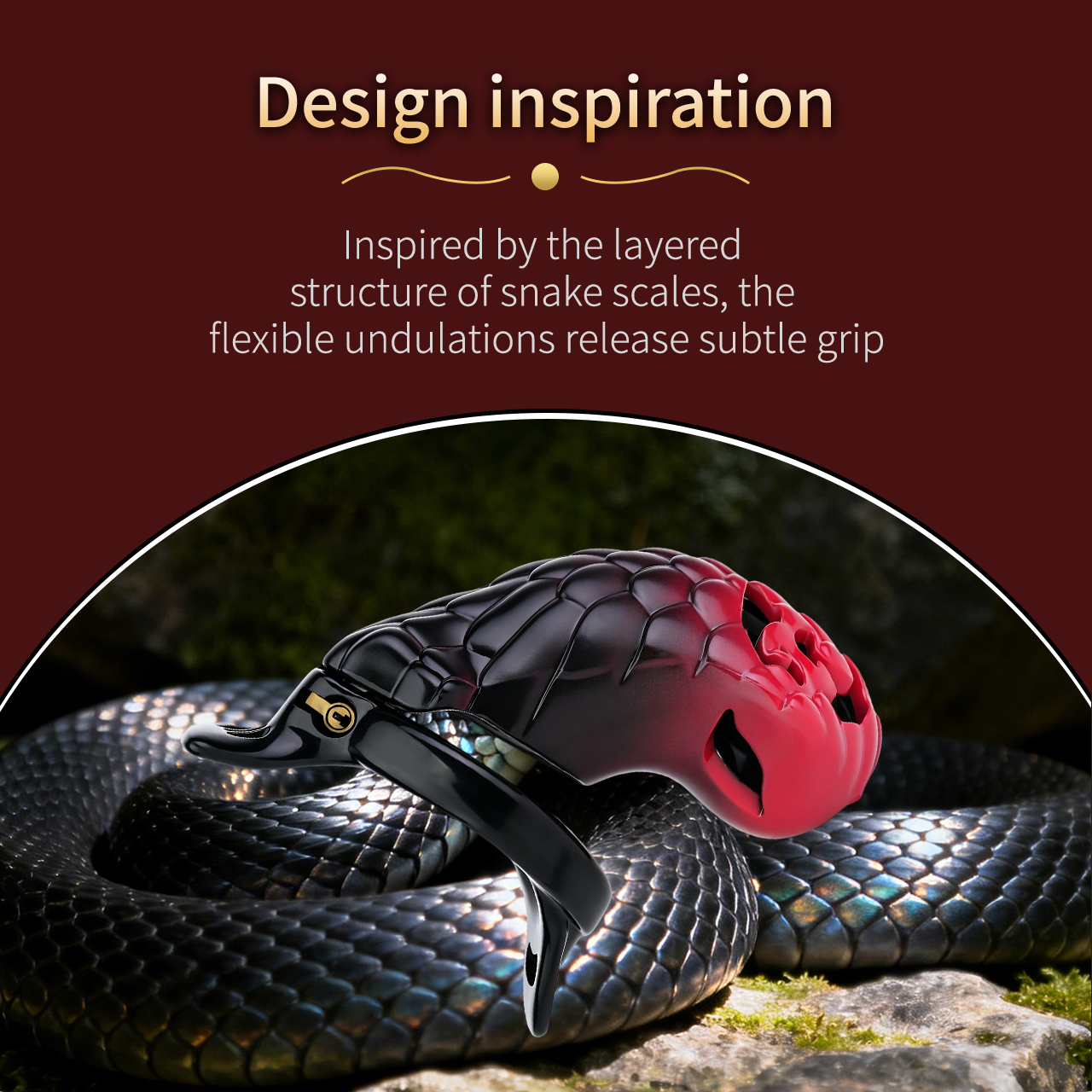 Dragon Scale Belted Chastity Cage – Ergonomic Fantasy Design with Adjustable Support Belt | Cage Sizes: S/M/L & Ring Options: S–XL