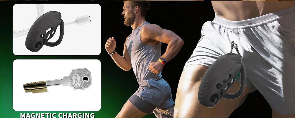 TOYAURA Dragon Vibrating Chastity Cage – APP & Remote Controlled Male Chastity Device with 12 Vibration Modes