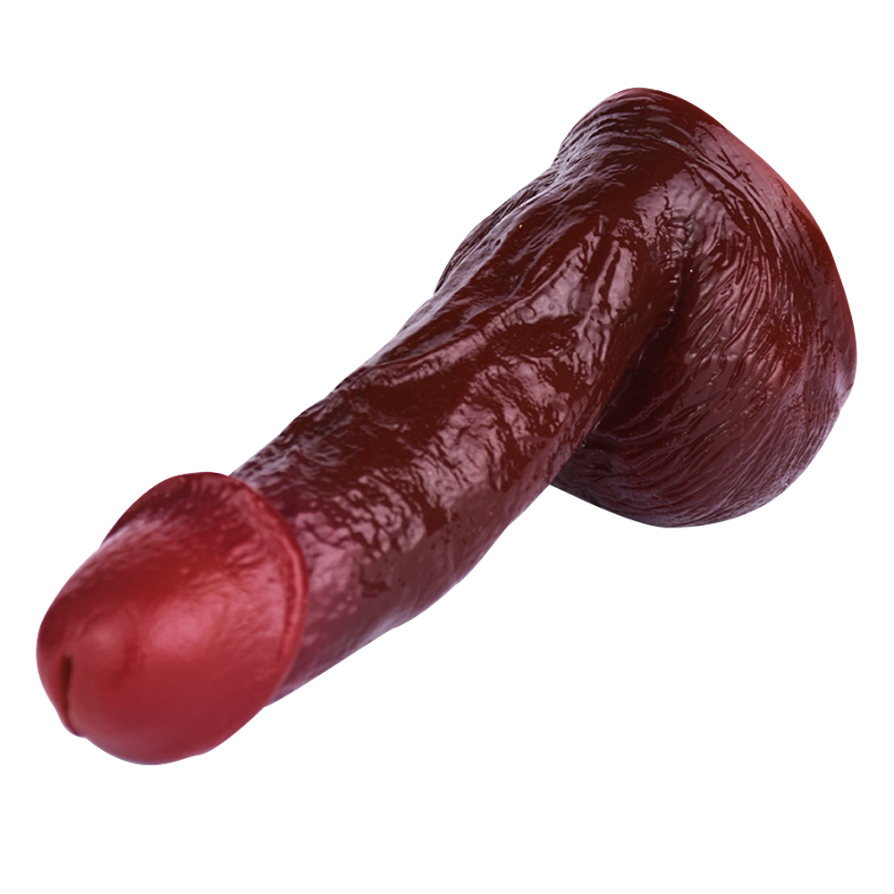 Realistic Silicone Dildo – 7.3 Inch Textured Penis Toy