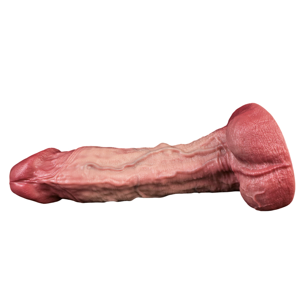 OS-ADL5062-Realistic Dual-Layer Firmness Skin-Tone Silicone Dildo