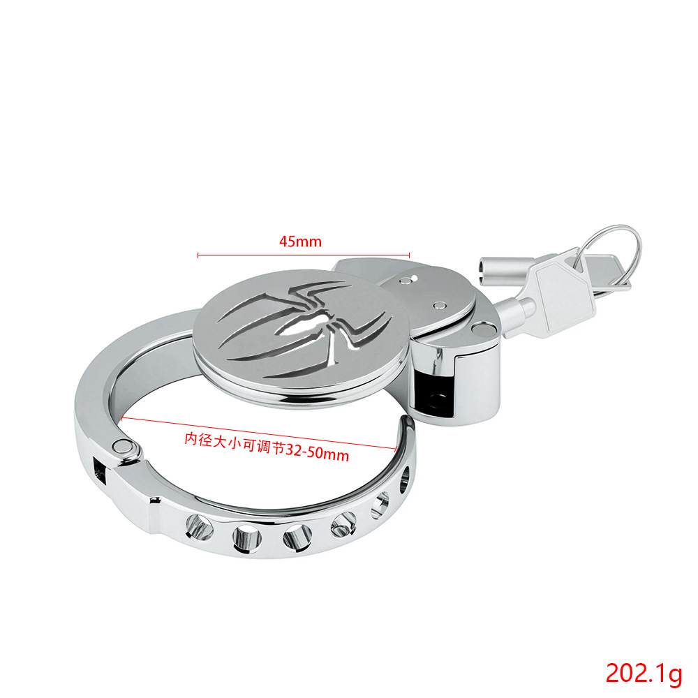 Spider Chest Motif Adjustable Metal Lock – Spiderman-Inspired, Low-Profile & Stylish