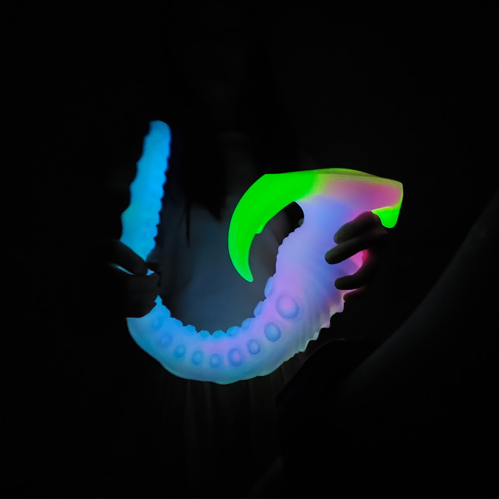 Sailing Octopus Hand Blue Pink Purple Tentacle Dildo