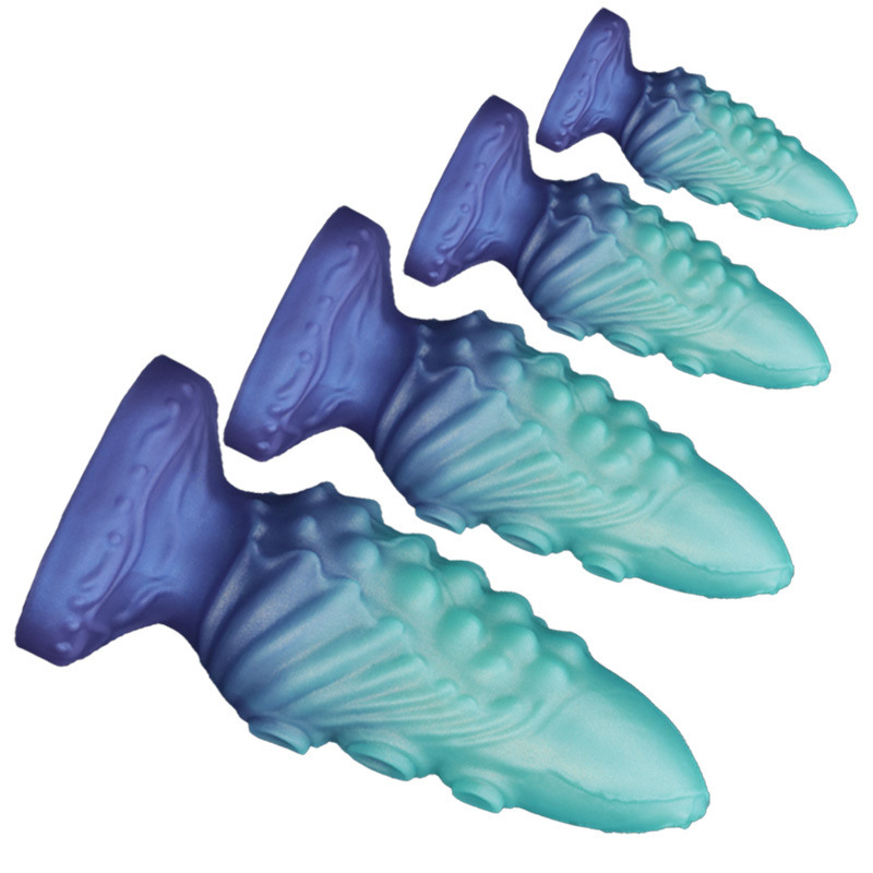 Abyssal Tentacle Plug — Textured Fantasy Silicone Butt Plug (4 Sizes)