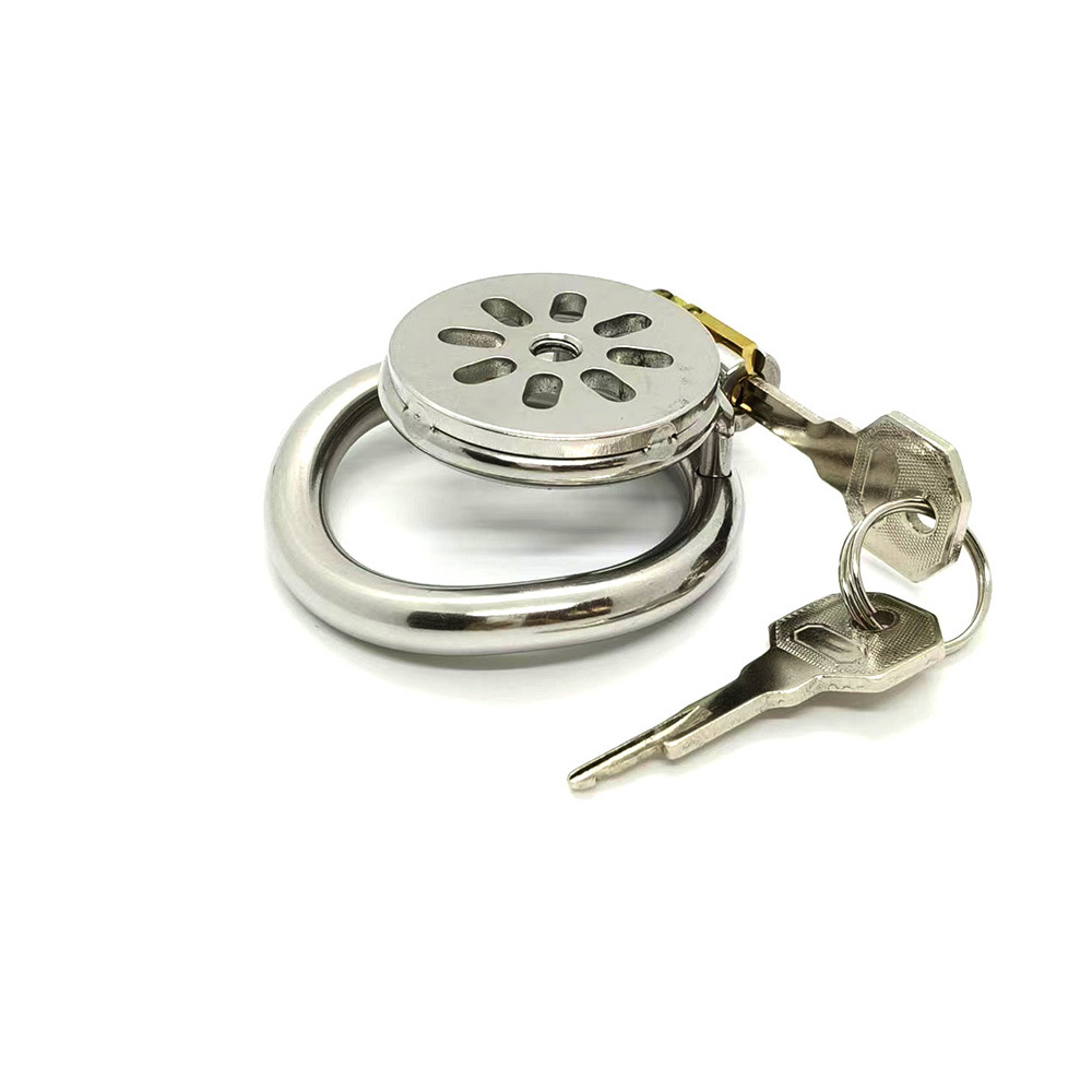 Stainless Steel Chastity Lock with Secure Key System