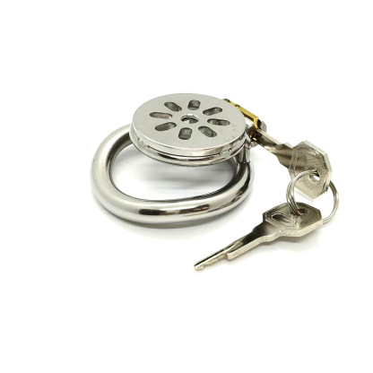 Stainless Steel Chastity Lock with Secure Key System