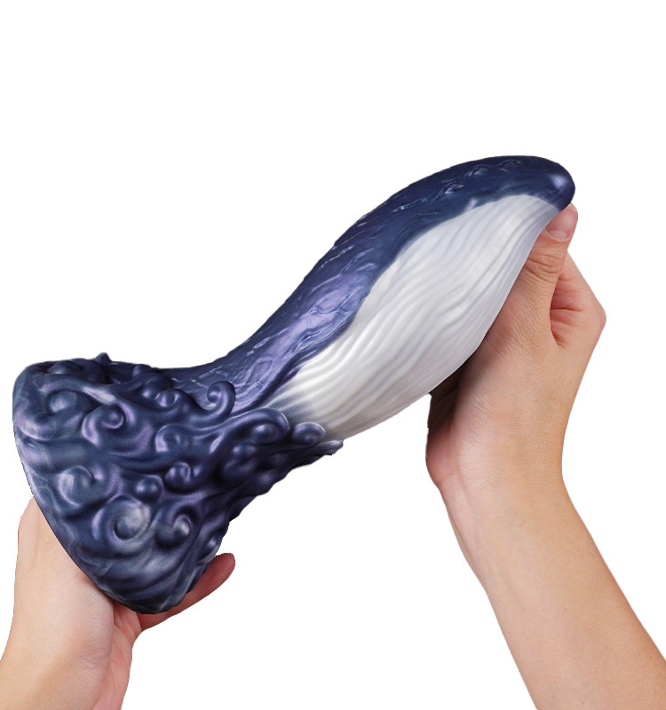 Whale-Inspired Fantasy Silicone Dildo