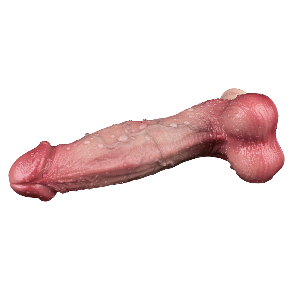 OS-ADL5068-Realistic Dual-Layer Firmness Skin-Tone Silicone Dildo