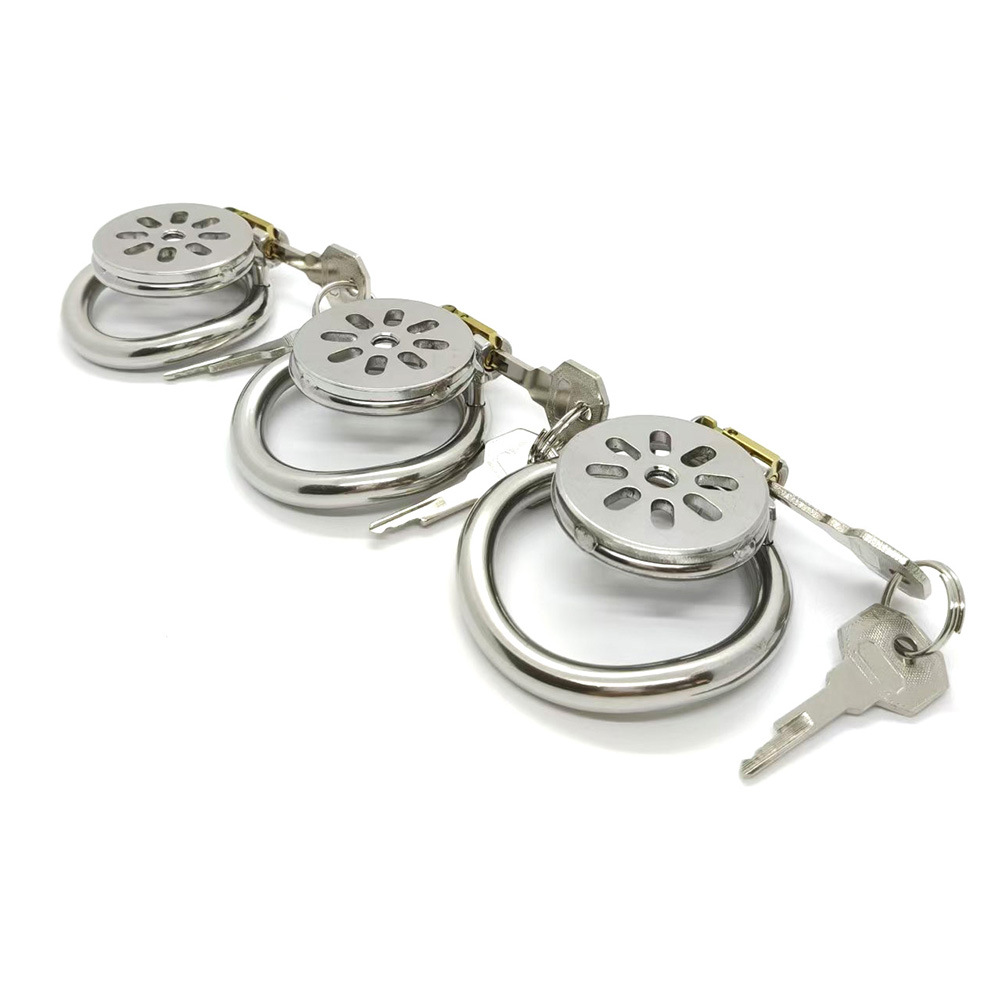 Stainless Steel Chastity Lock with Secure Key System