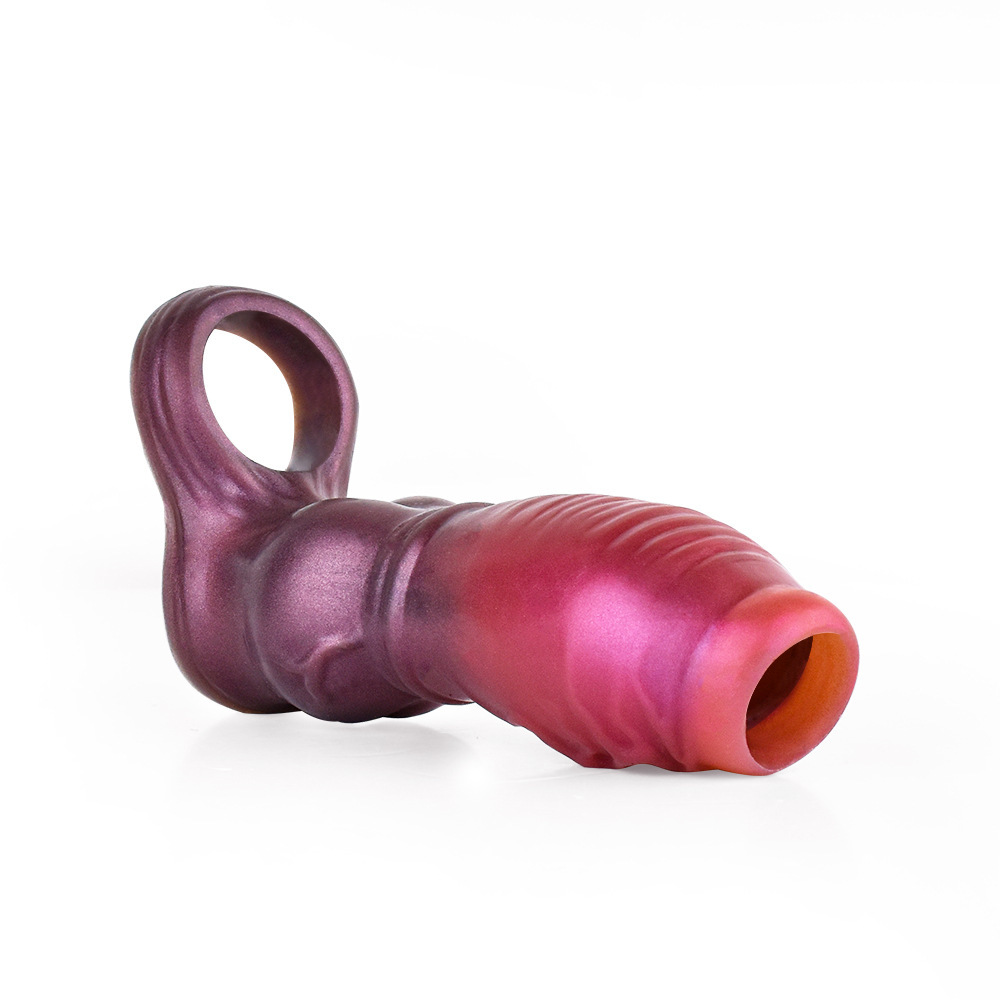 Textured Penis Sleeve｜Soft Silicone · Wearable Design · Reusable