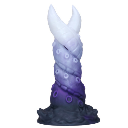 Galaxy Serpent Spiral Dildo — Textured Fantasy Silicone Toy