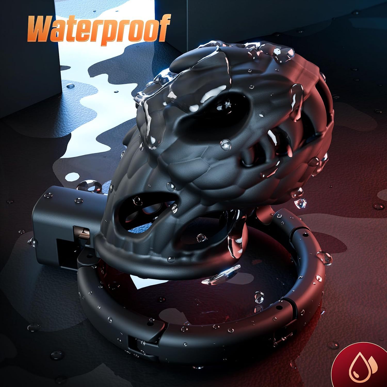 Dragon Head Self-Adjusting Chastity Cage