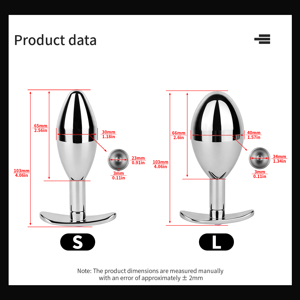 Stainless Steel Key Locking Anal Plug