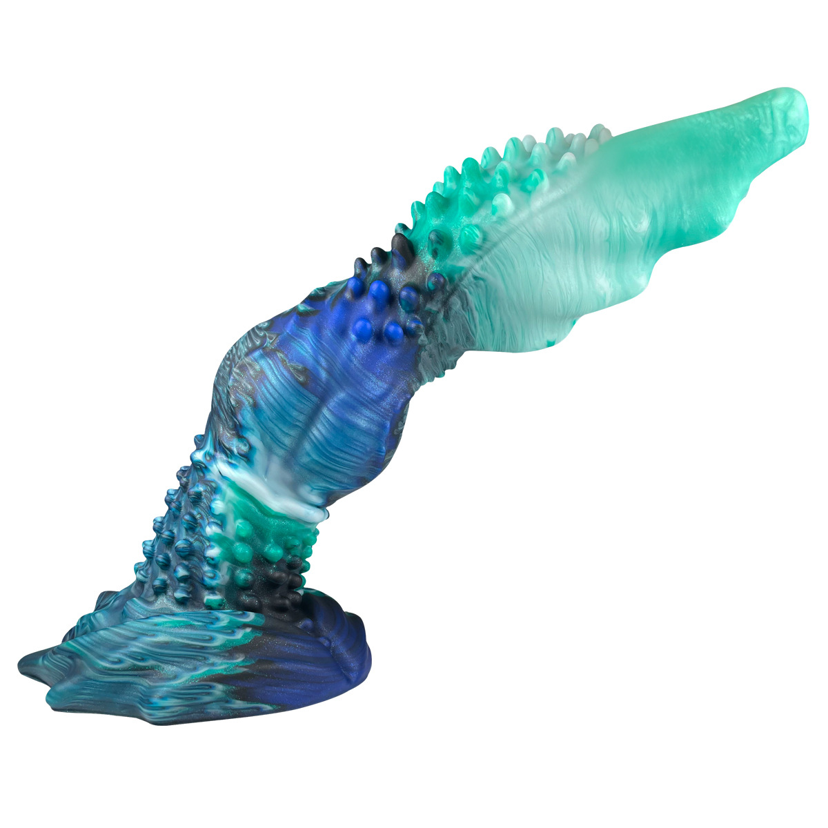 Multi-Node Fantasy Silicone Dildo with Suction Base