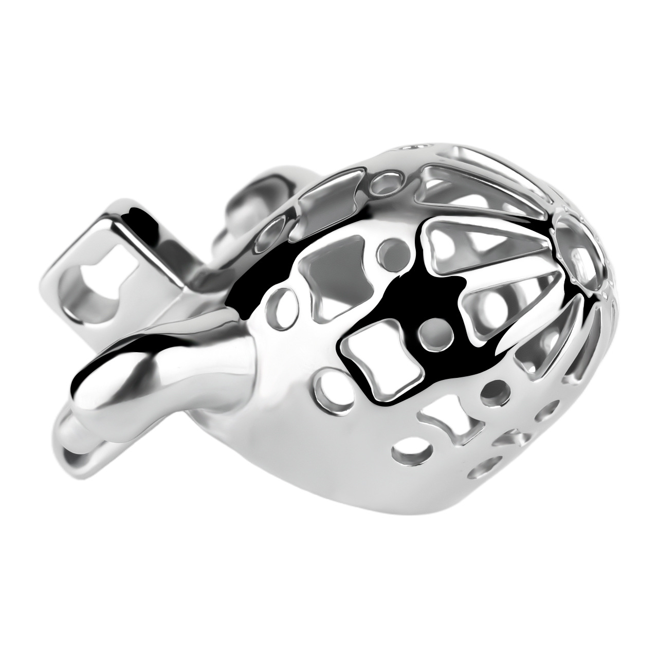Stainless Steel Male Chastity Cage – Ventilated Secure Chastity Device