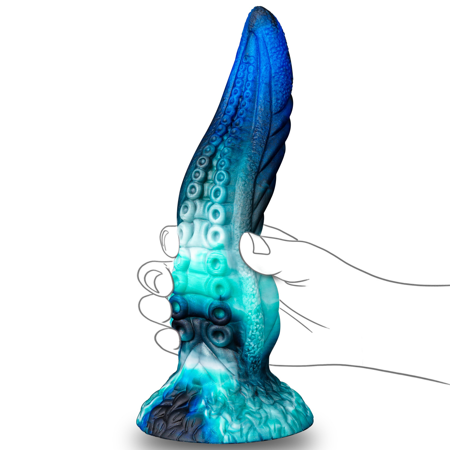 Deep Sea Fantasy Tentacle Dildo – Premium Silicone Artistic Pleasure Toy
