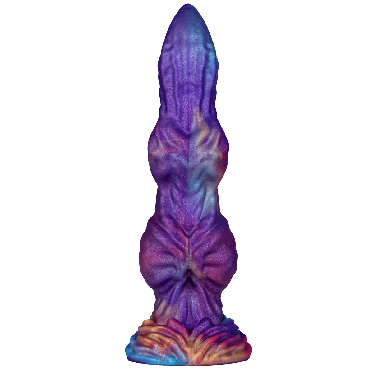 Cosmic Obsidian Fantasy Dildo – Premium Silicone Textured Pleasure Sculpture