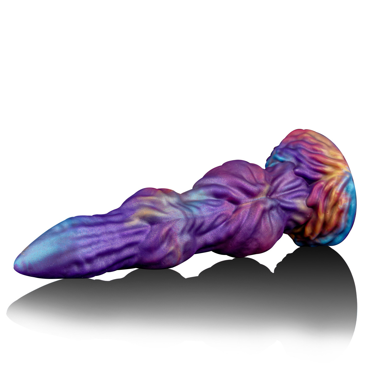 Cosmic Obsidian Fantasy Dildo – Premium Silicone Textured Pleasure Sculpture