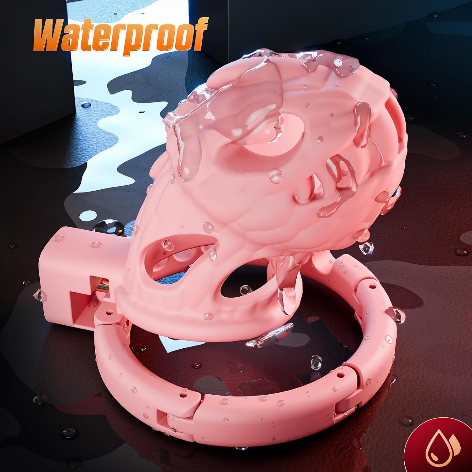 Dragon Head Self-Adjusting Chastity Cage